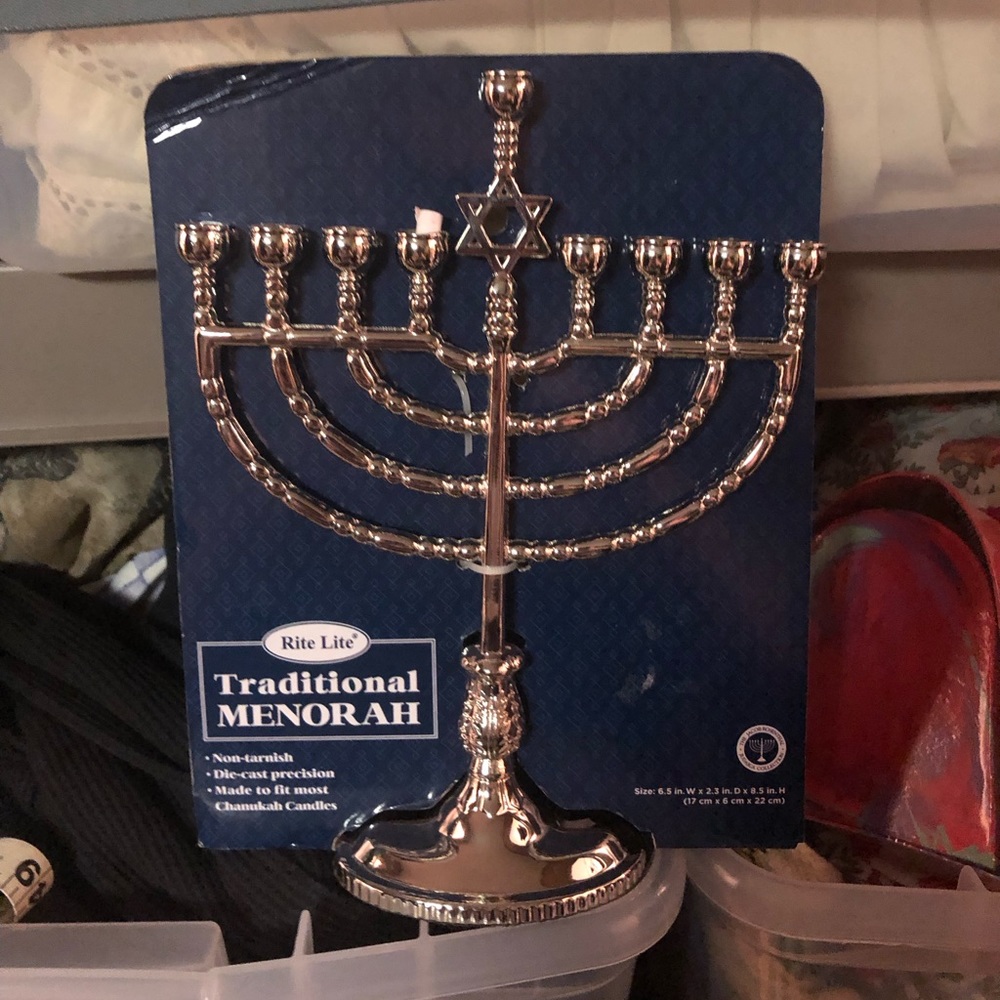 Rite Lite Traditional Menorah- 672 $25 or $20 w/offer